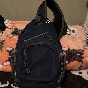 Elegant Navy Shoulder Bag